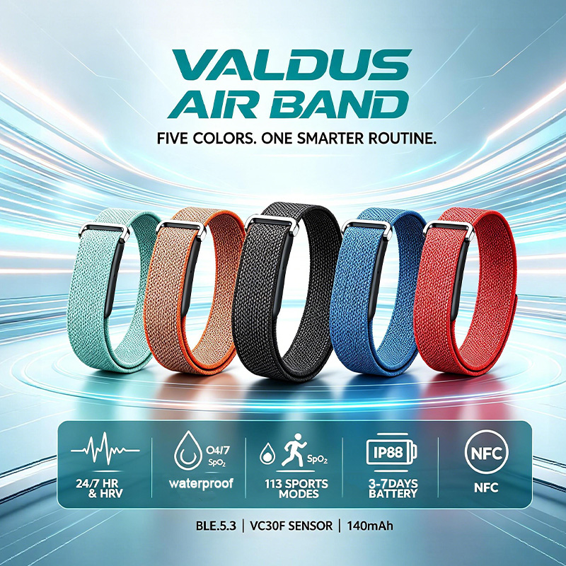 Smartwatch Watches For Girls - VALDUS Air Band Smart Bracelet Man