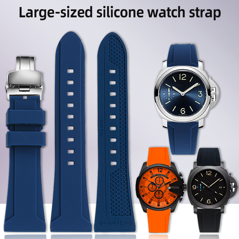 Diesel Watches Smartwatch - For Panerai PAM441 PAM111 Soft Rubber