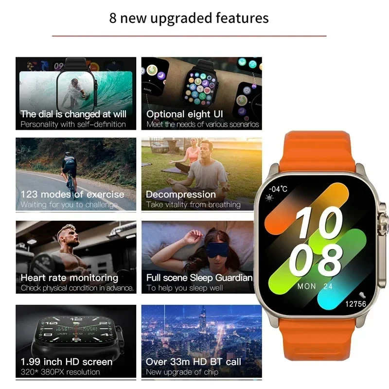 New Watch T10 Ultra Smart Watc - đánh giá và giá Smartwatch Watches For Girls