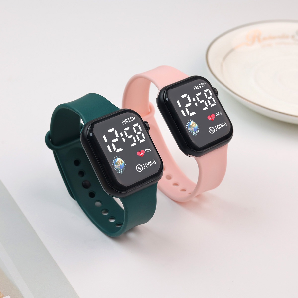 New LED Digital Watch For Kids - đánh giá và giá Smartwatch Watches For Girls