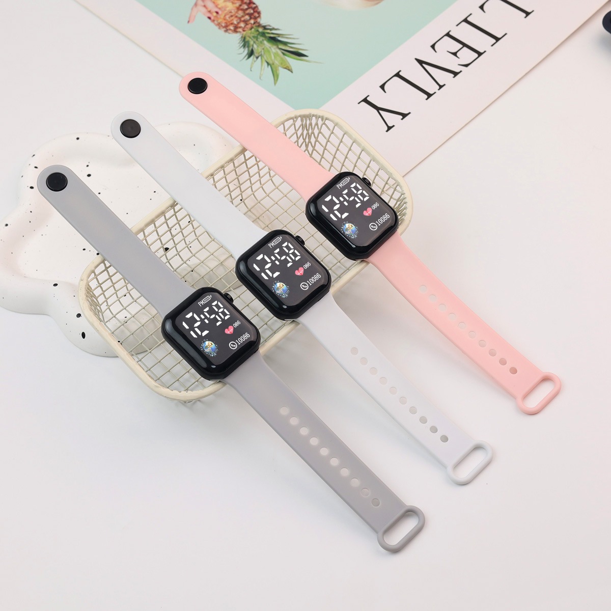 New LED Digital Watch For Kids - đánh giá và giá Smartwatch Watches For Girls