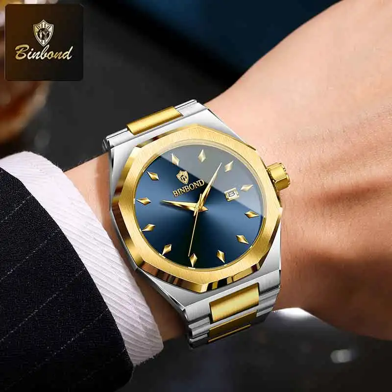 BINBOND Top Brand Man Quartz W - đánh giá và giá Smartwatch Branded Watches For Men