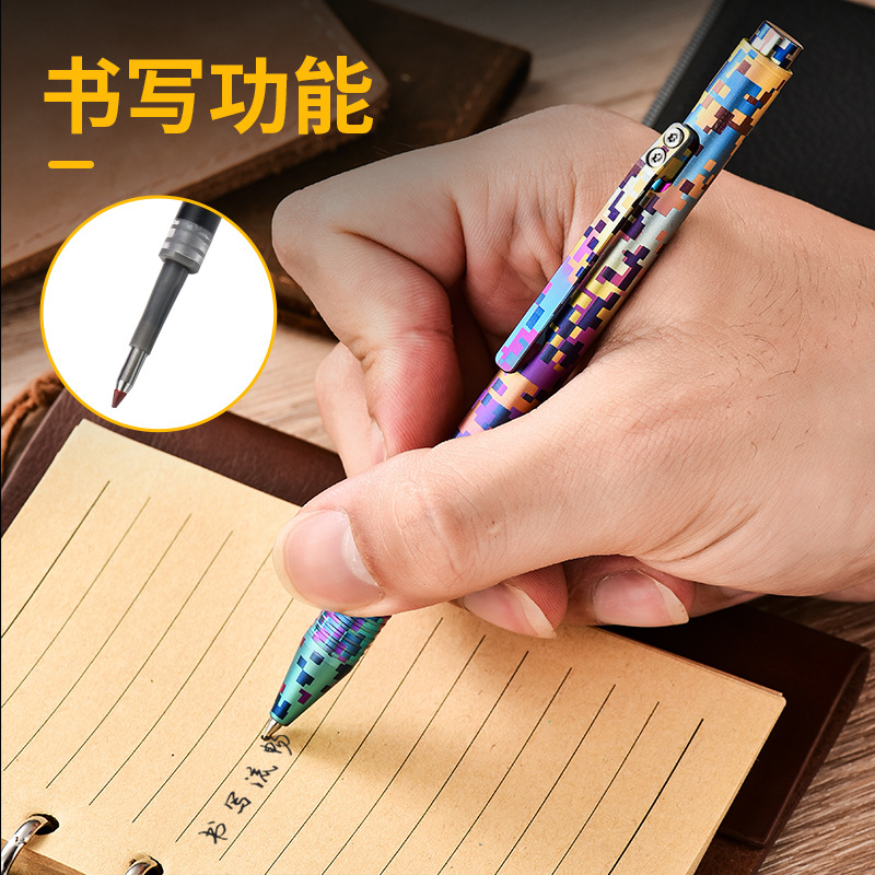 EDC Titanium Alloy Pen With Co - đánh giá và giá Tritium Gas Tube