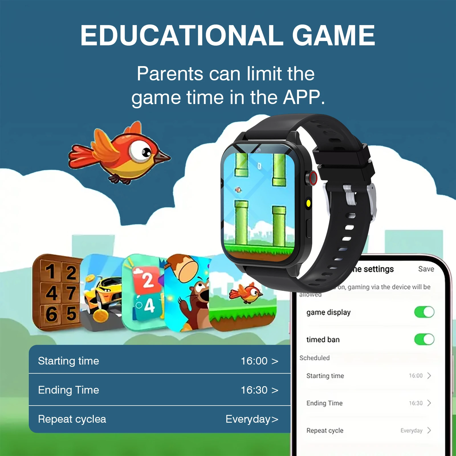 Kids′s Smart Watch 18 Games Ca - đánh giá và giá Smartwatch Watches For Girls