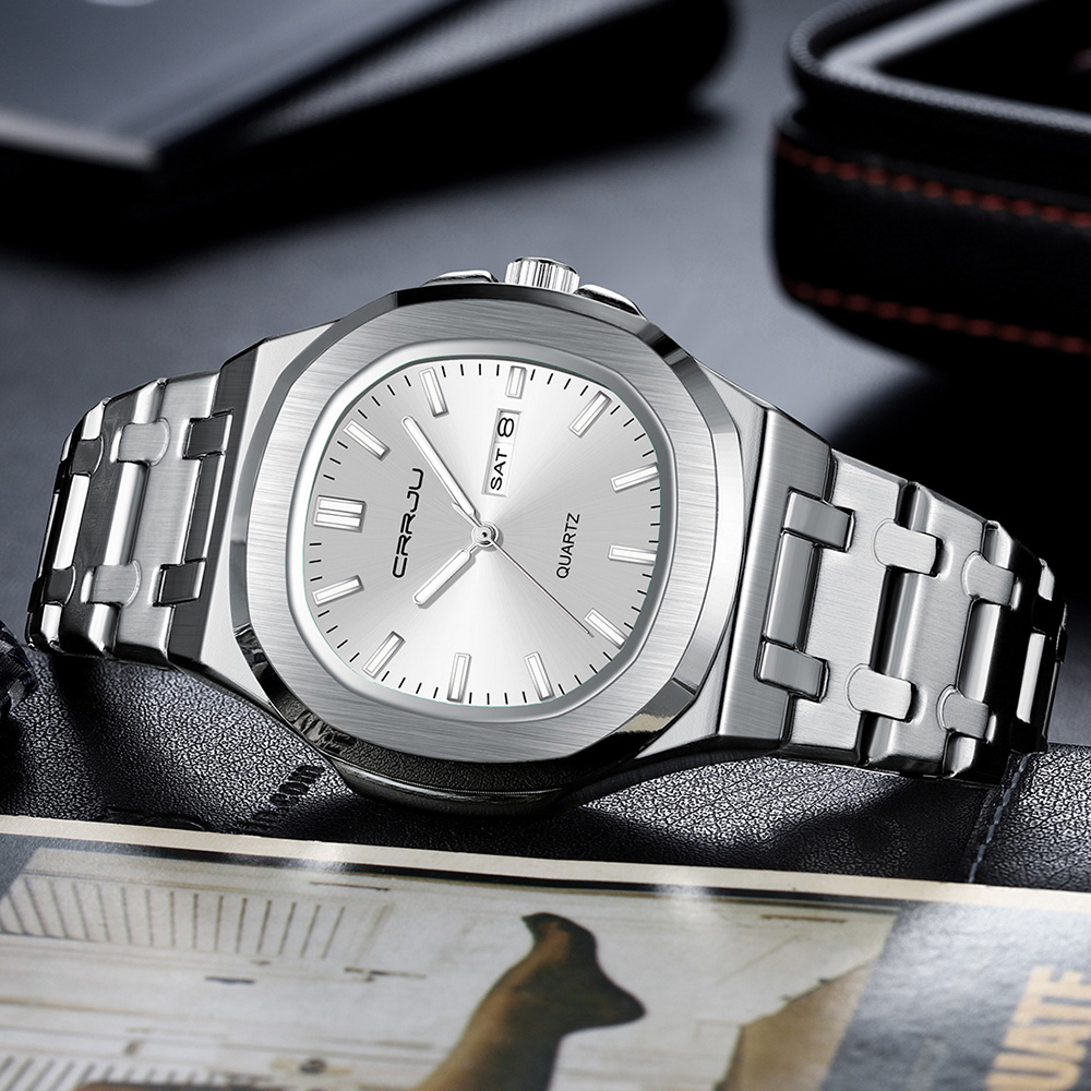 CRRJU 5039 Top Brand Men's Qua - đánh giá và giá Smartwatch Branded Watches For Men