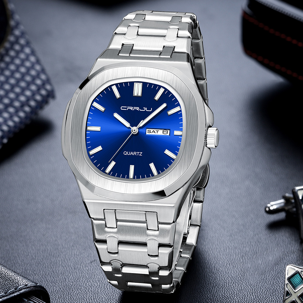 CRRJU 5039 Top Brand Men's Qua - đánh giá và giá Smartwatch Branded Watches For Men