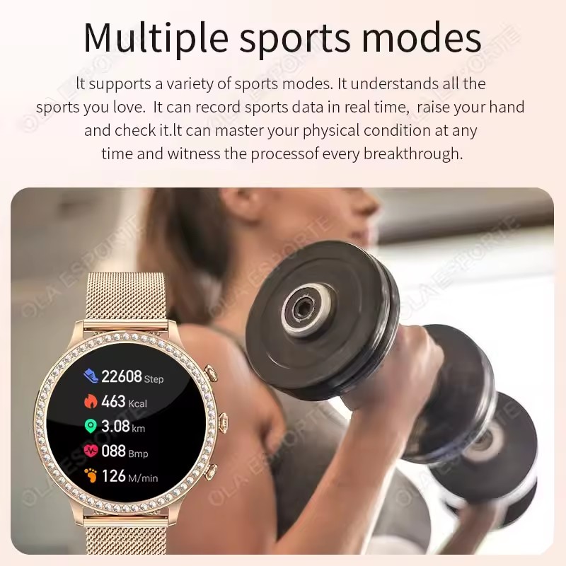 Elegant Ladies' Smartwatch Blu - đánh giá và giá Smartwatch Watches For Girls